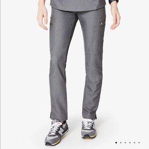 XS Gray FIGS Yola Skinny Scrub Pant